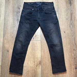 Jacob Cohen Black Wash Cropped Skinny Jeans Size 30